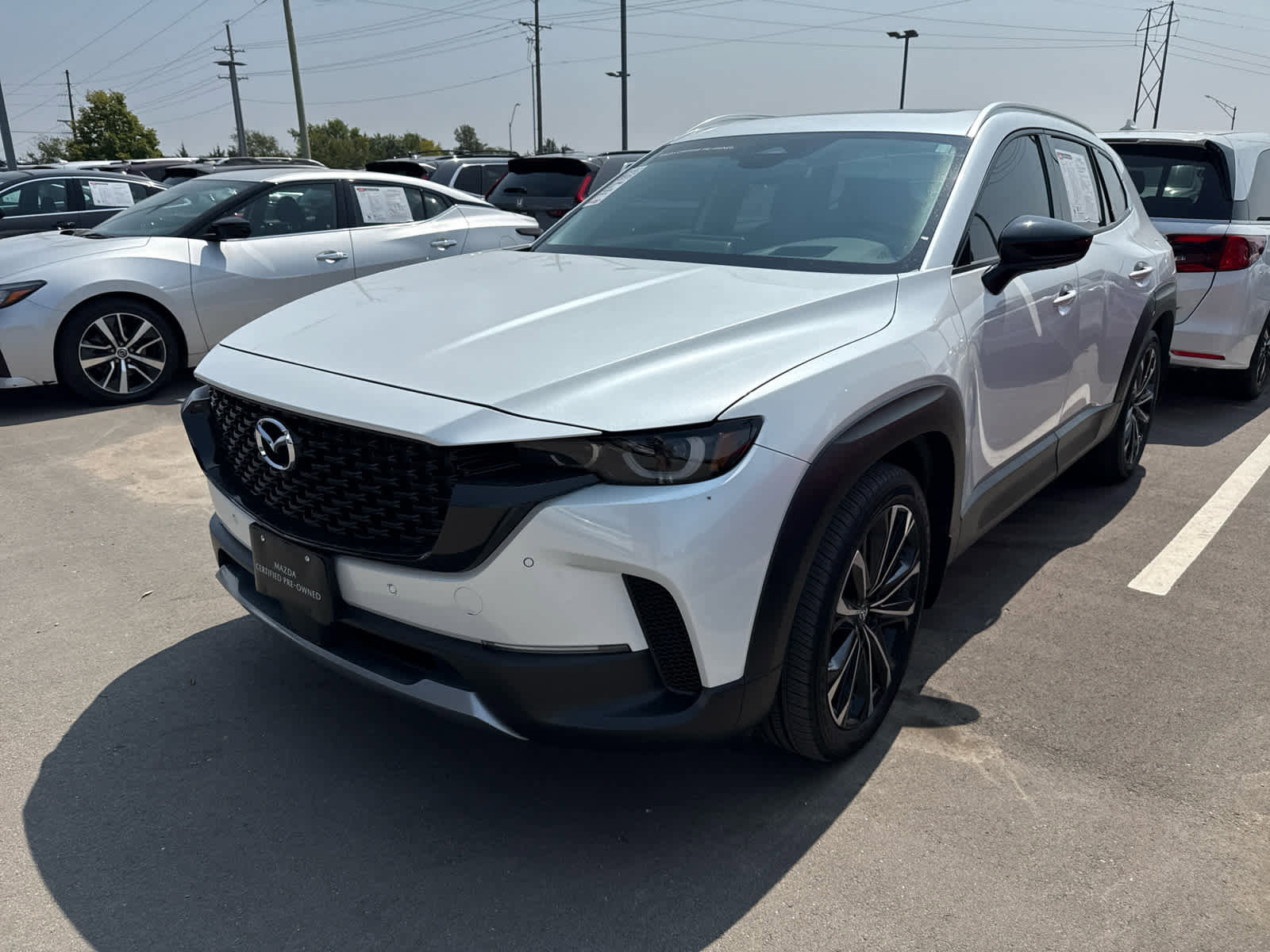 Used 2025 Mazda CX-50 Premium Plus with VIN 7MMVABEY3SN327835 for sale in Kansas City