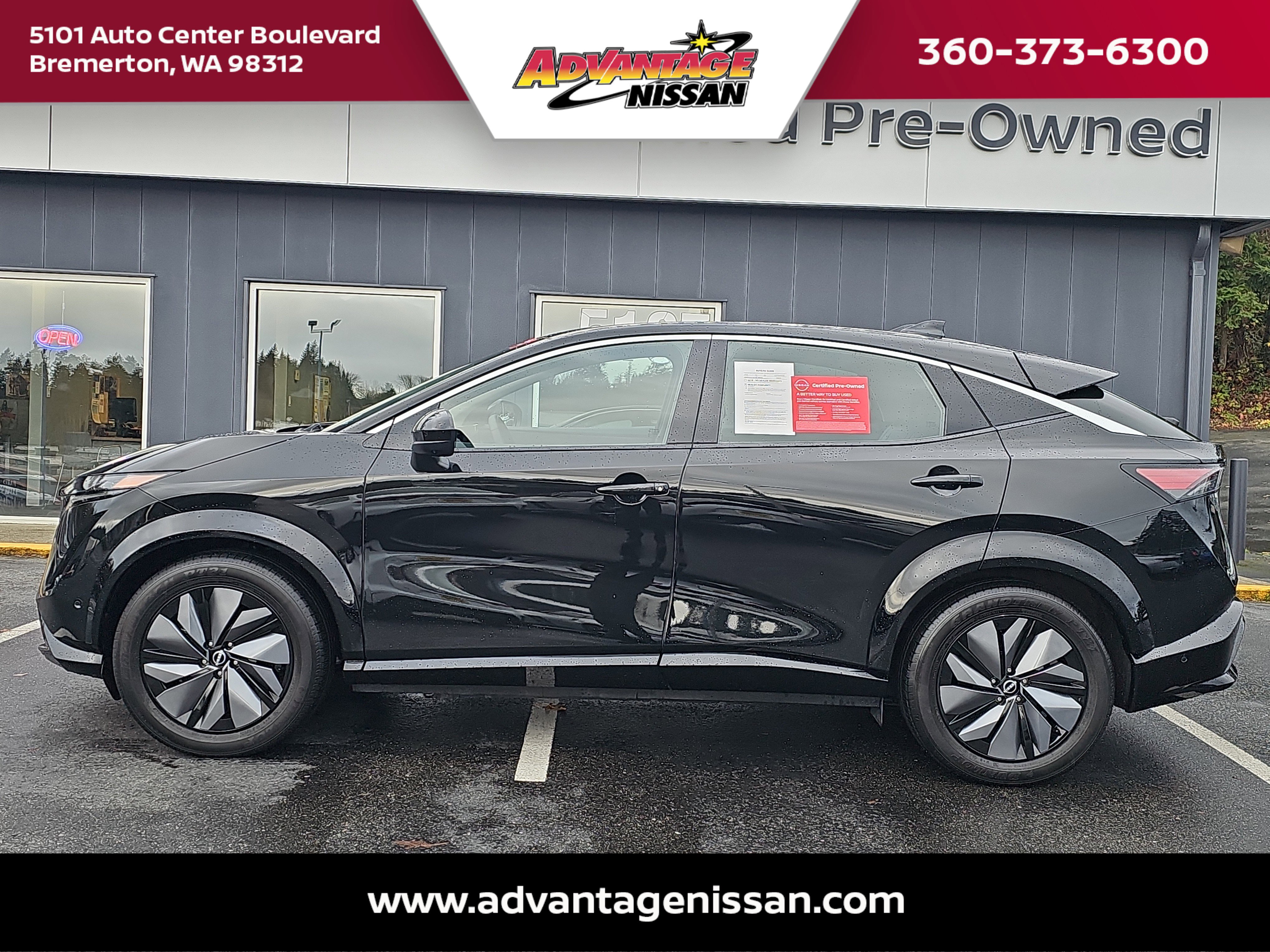 Used 2023 Nissan Ariya Empower+ with VIN JN1BF0BA0PM405018 for sale in Bremerton, WA