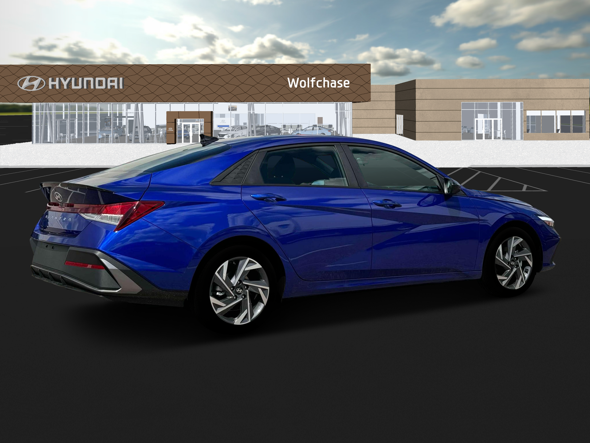 New 2025 Blue Hyundai SEL Sport image 8