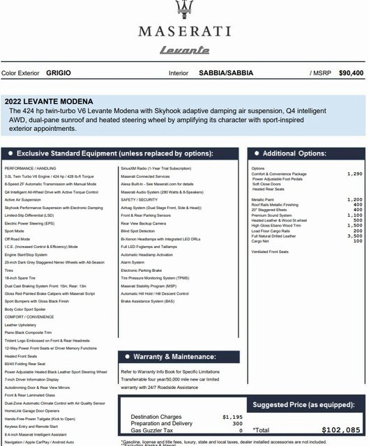 2022 Maserati Levante Modena's photo