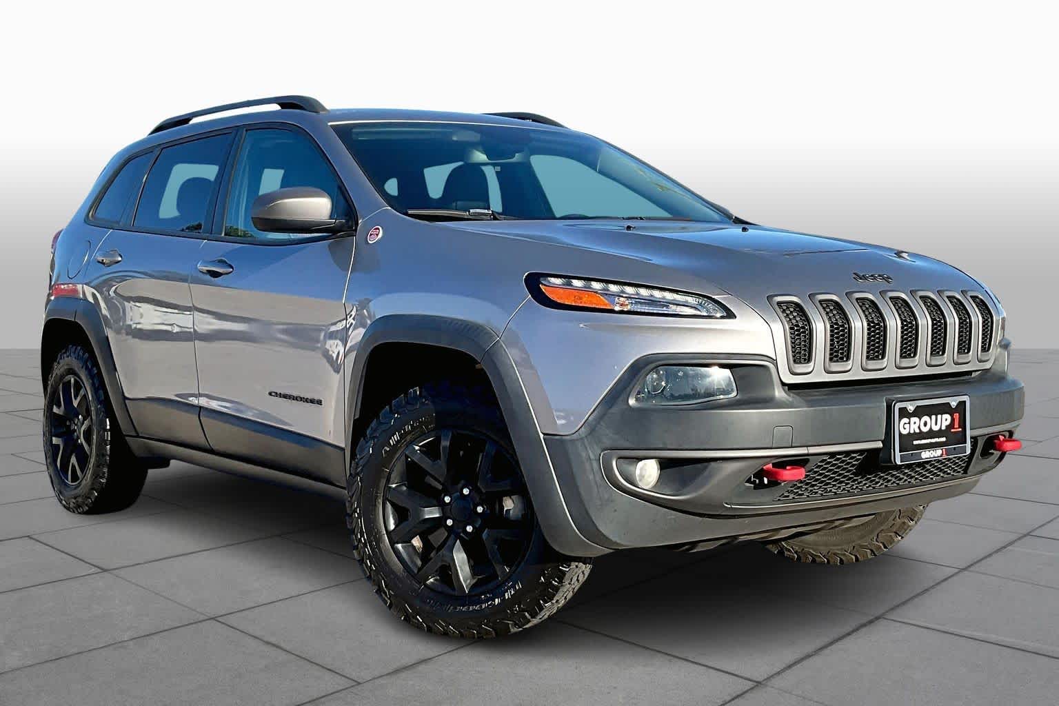 Used 2016 Jeep Cherokee Trailhawk with VIN 1C4PJMBS3GW338436 for sale in Cedar Park, TX