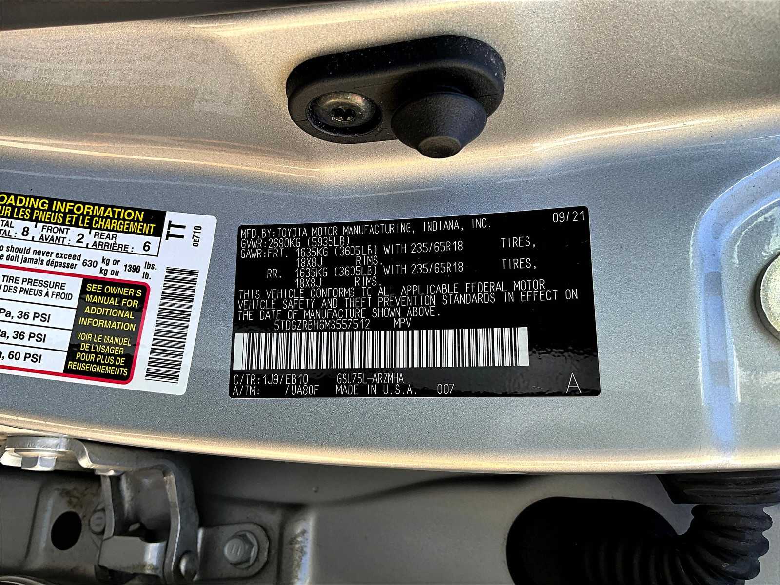2021 Toyota Highlander XLE photo 33