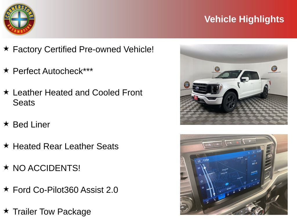 Certified 2023 Ford F-150 Lariat with VIN 1FTFW1E87PFC50565 for sale in Elk River, Minnesota