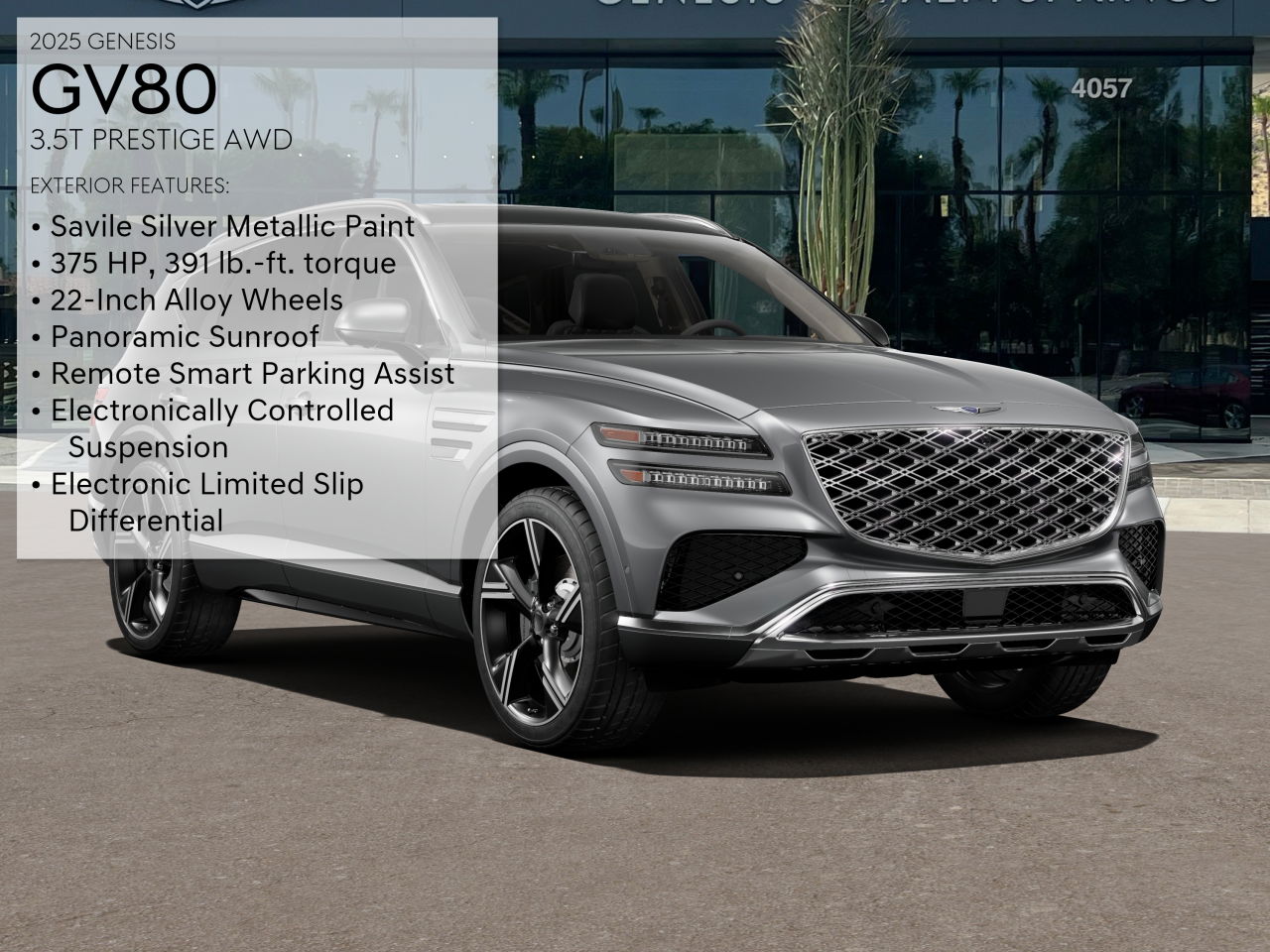 2025 Genesis GV80 3.5T Prestige AWD photo 3
