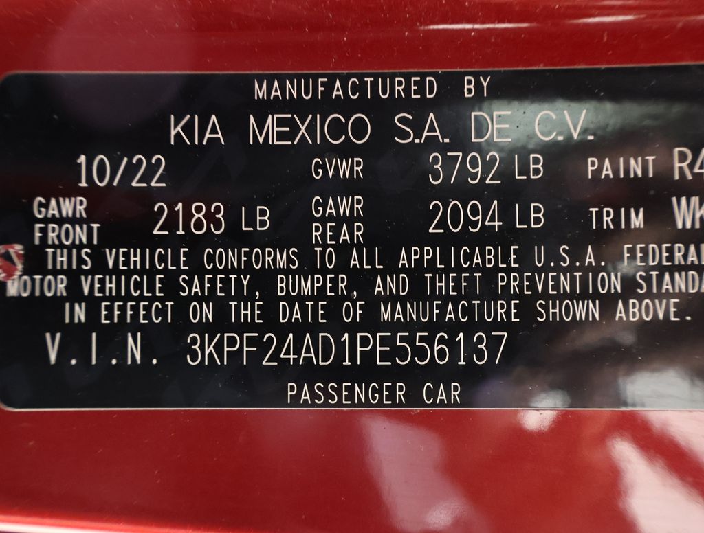 2023 Kia Forte LXS photo 13