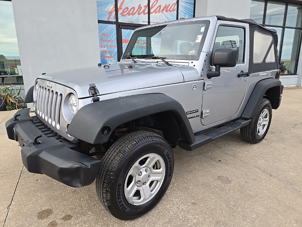 Used 2014 Jeep Wrangler Sport with VIN 1C4AJWAG1EL160278 for sale in Kansas City