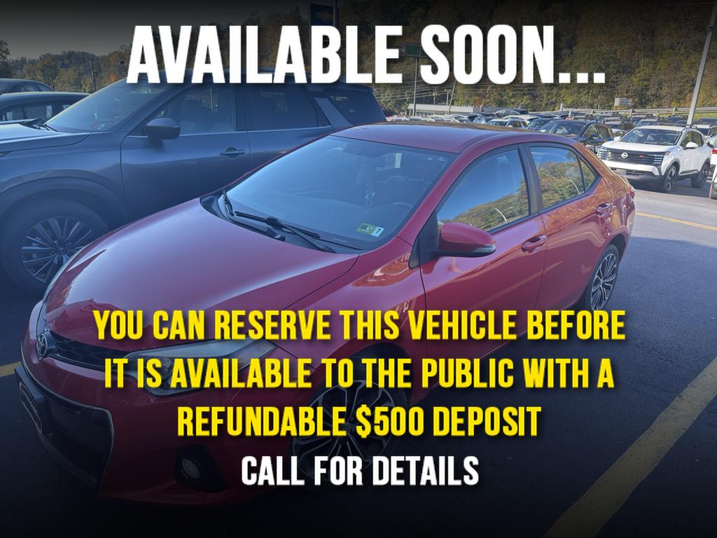 2015 Toyota Corolla S Plus