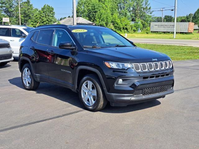 Used 2022 Jeep Compass Latitude with VIN 3C4NJDBB5NT134330 for sale in Corunna, MI
