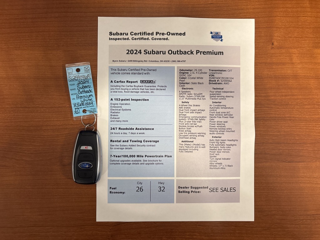 2024 Subaru Outback Premium photo 29