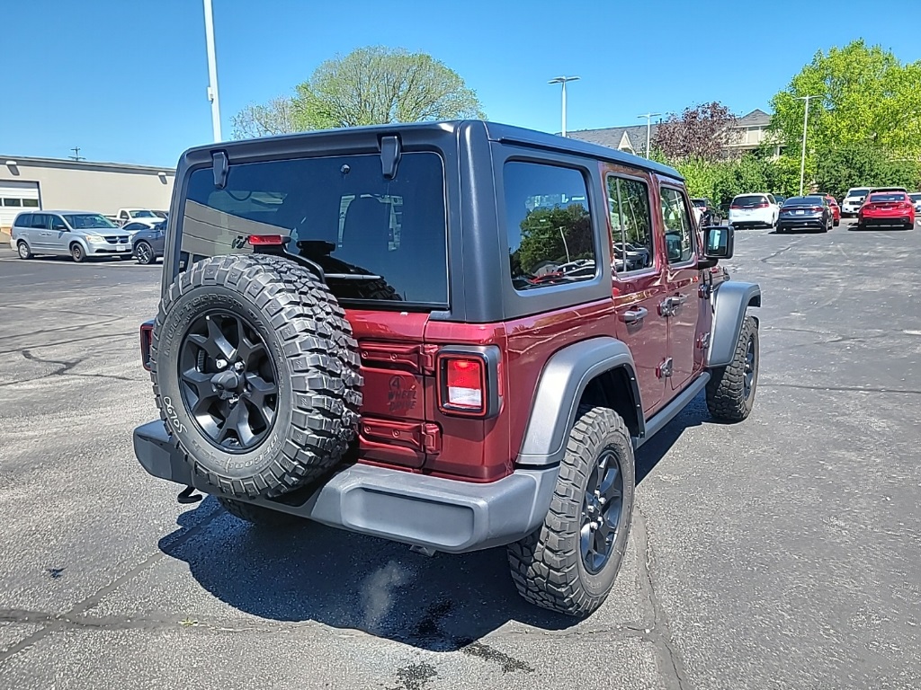 Used 2021 Snazzberry Pearlcoat Jeep Unlimited Willys image 11