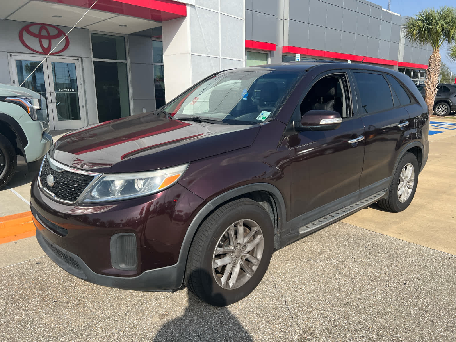Used 2014 Kia Sorento LX with VIN 5XYKT3A66EG429455 for sale in Harvey, LA
