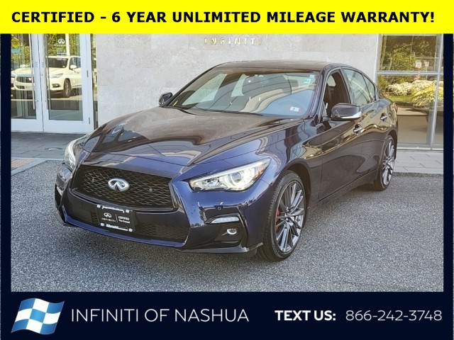 Certified Pre-Owned 2023 INFINITI Q50 Red Sport 400 4D Sedan in 