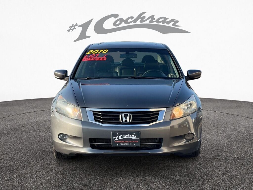 Certified 2010 Honda Accord EX-L V6 with VIN 1HGCP3F83AA027424 for sale in Youngstown, OH