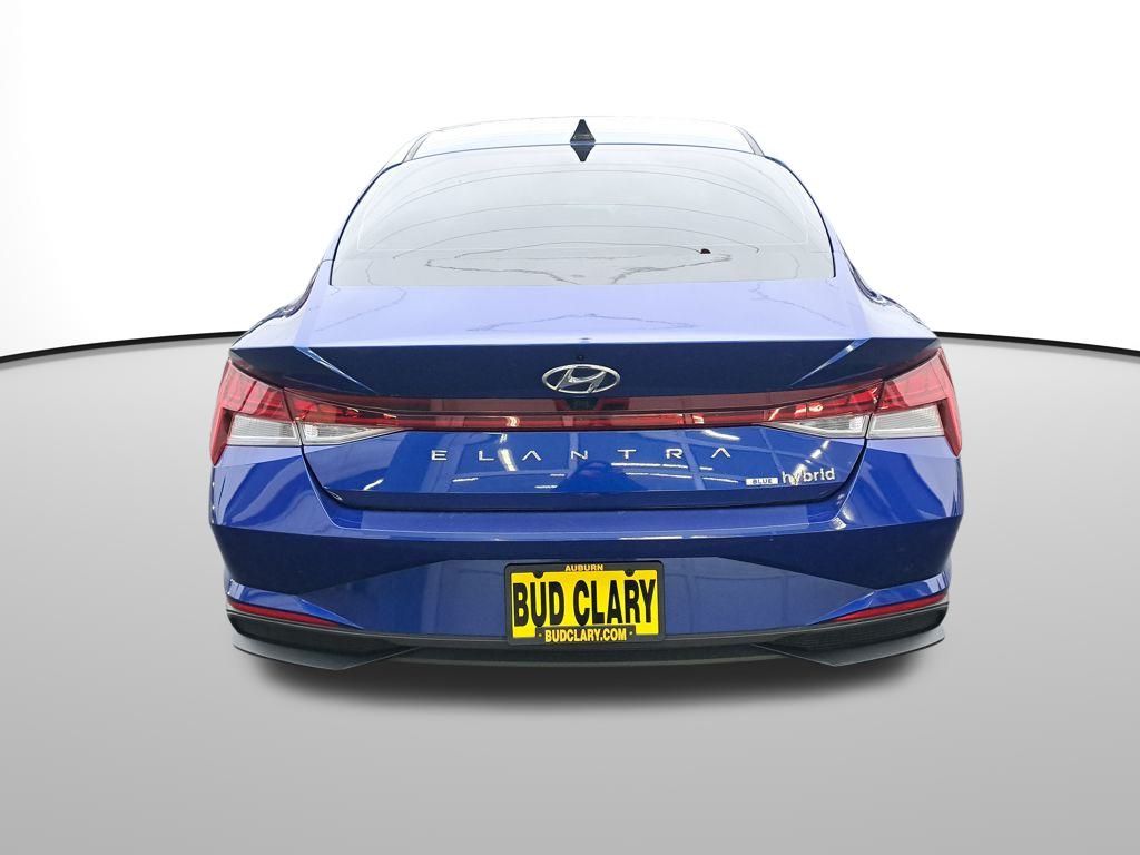 2021 Hyundai Elantra Hybrid Blue photo 4