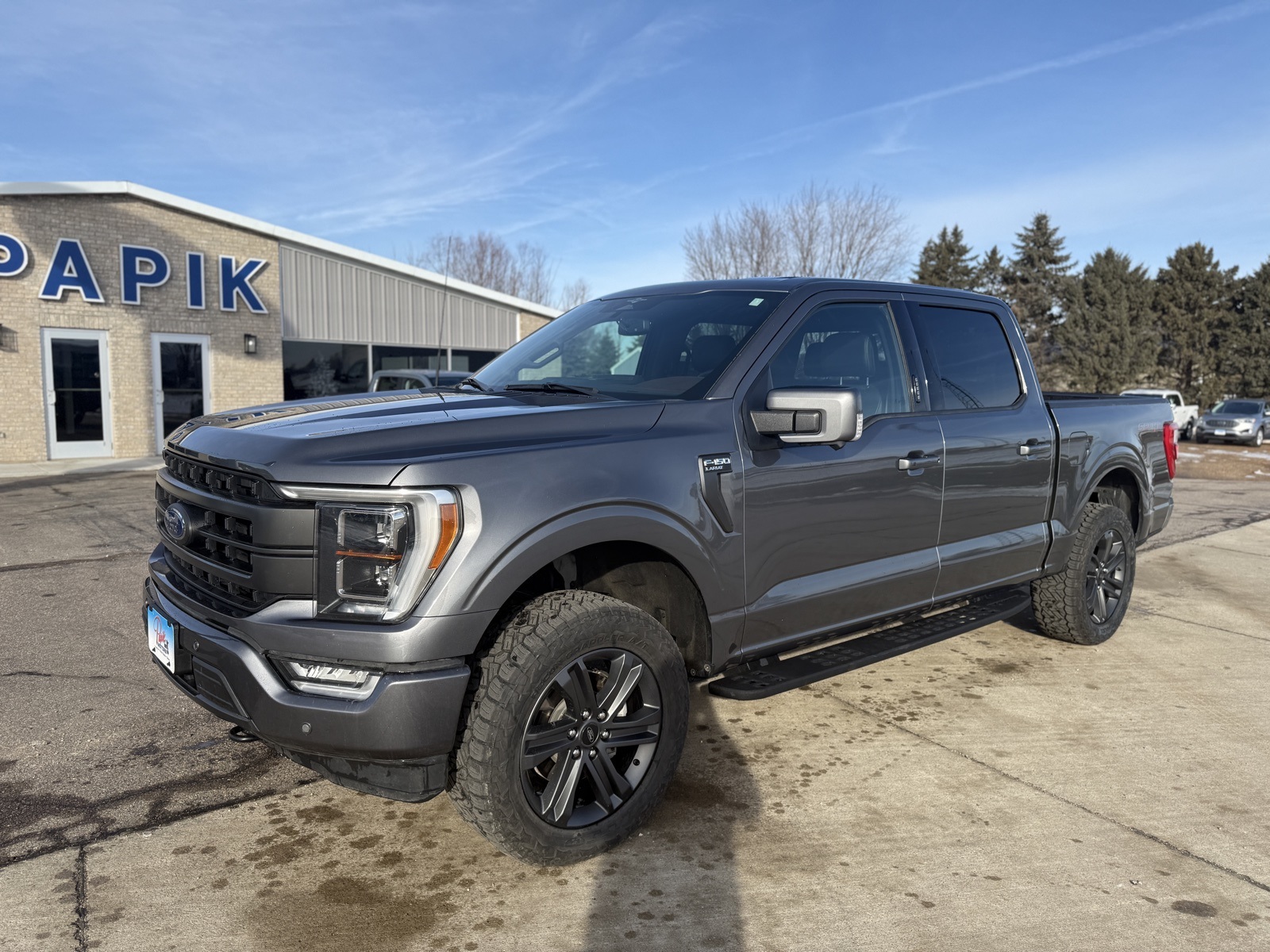 Used 2023 Ford F-150 Lariat with VIN 1FTFW1E8XPFB05004 for sale in Luverne, Minnesota