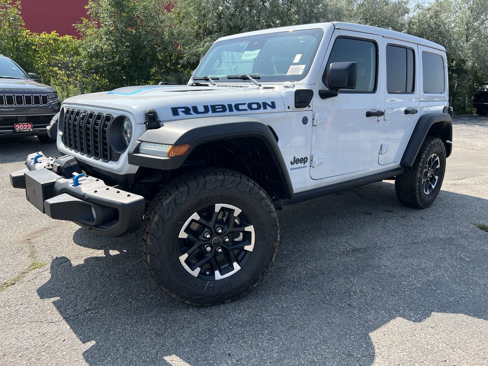 New 2024 Bright White Jeep Rubicon image 1