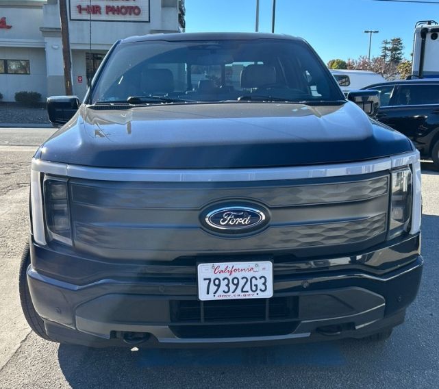 Used 2022 Ford F-150 Lightning Lariat with VIN 1FTVW1EL4NWG15412 for sale in Fontana, CA