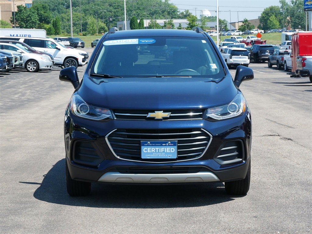 Certified 2022 Chevrolet Trax LT with VIN KL7CJPSM6NB540156 for sale in Inver Grove, Minnesota