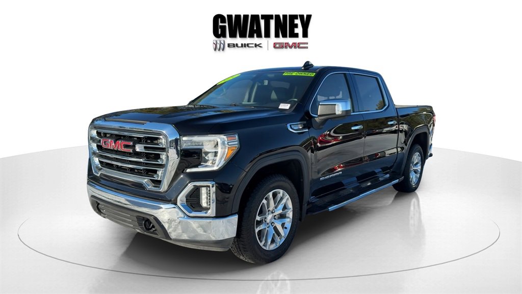 Used 2021 GMC Sierra 1500 SLT with VIN 3GTU9DEDXMG418738 for sale in Little Rock