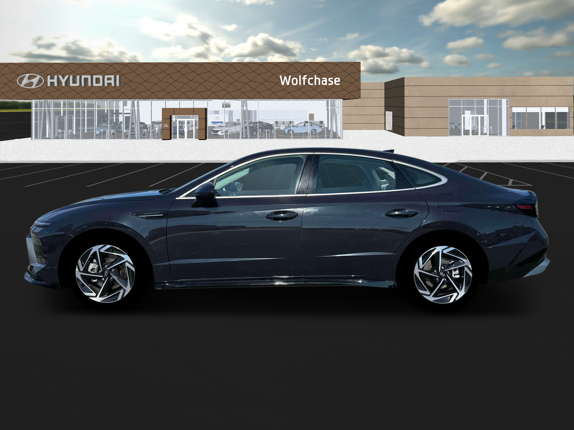 New 2025 Blue Hyundai SEL Convenience image 3
