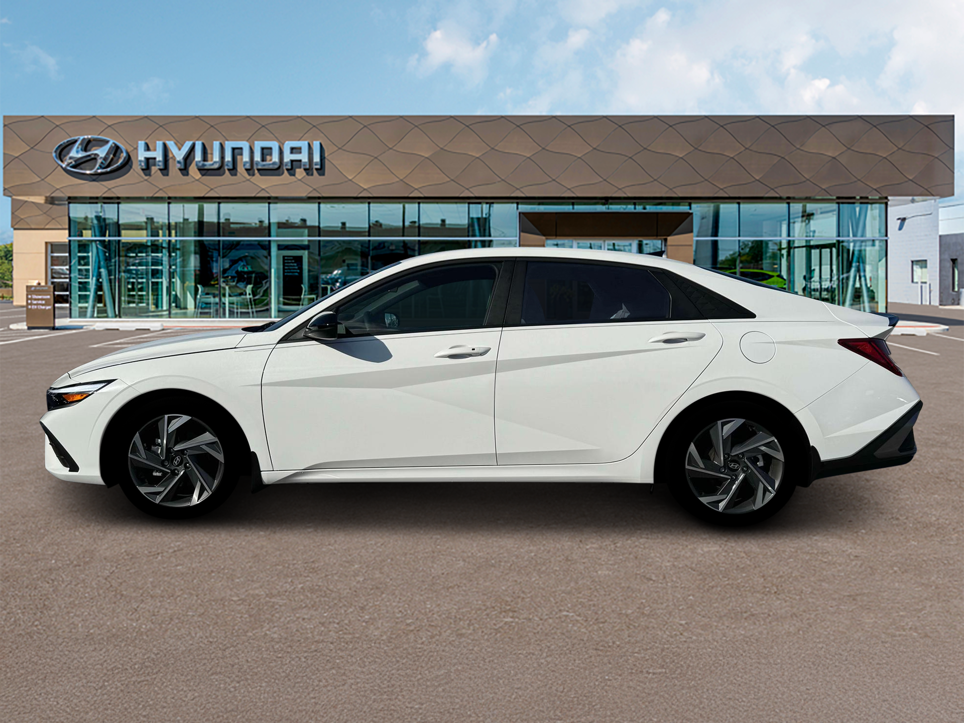New 2025 White Hyundai SEL Sport image 3