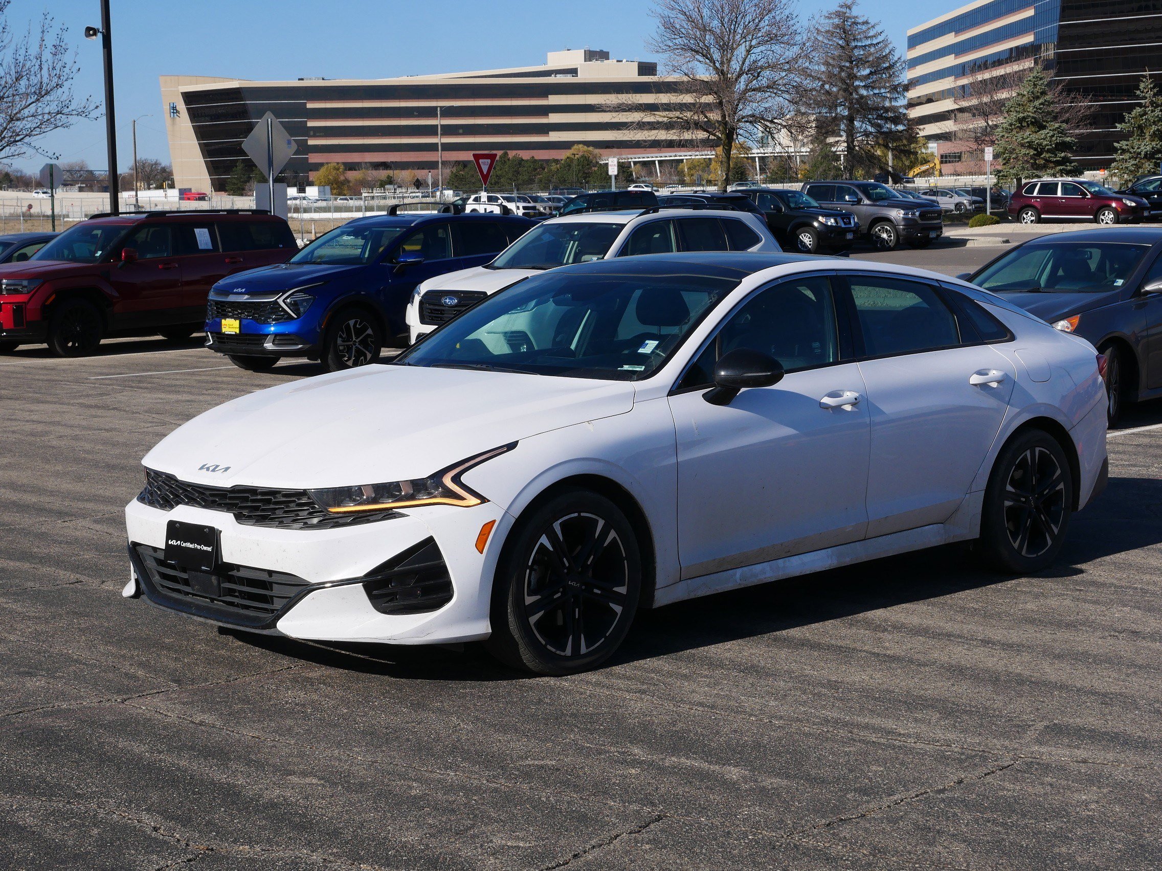 Certified 2023 Kia K5 GT-Line with VIN 5XXG64J26PG183739 for sale in Bloomington, Minnesota