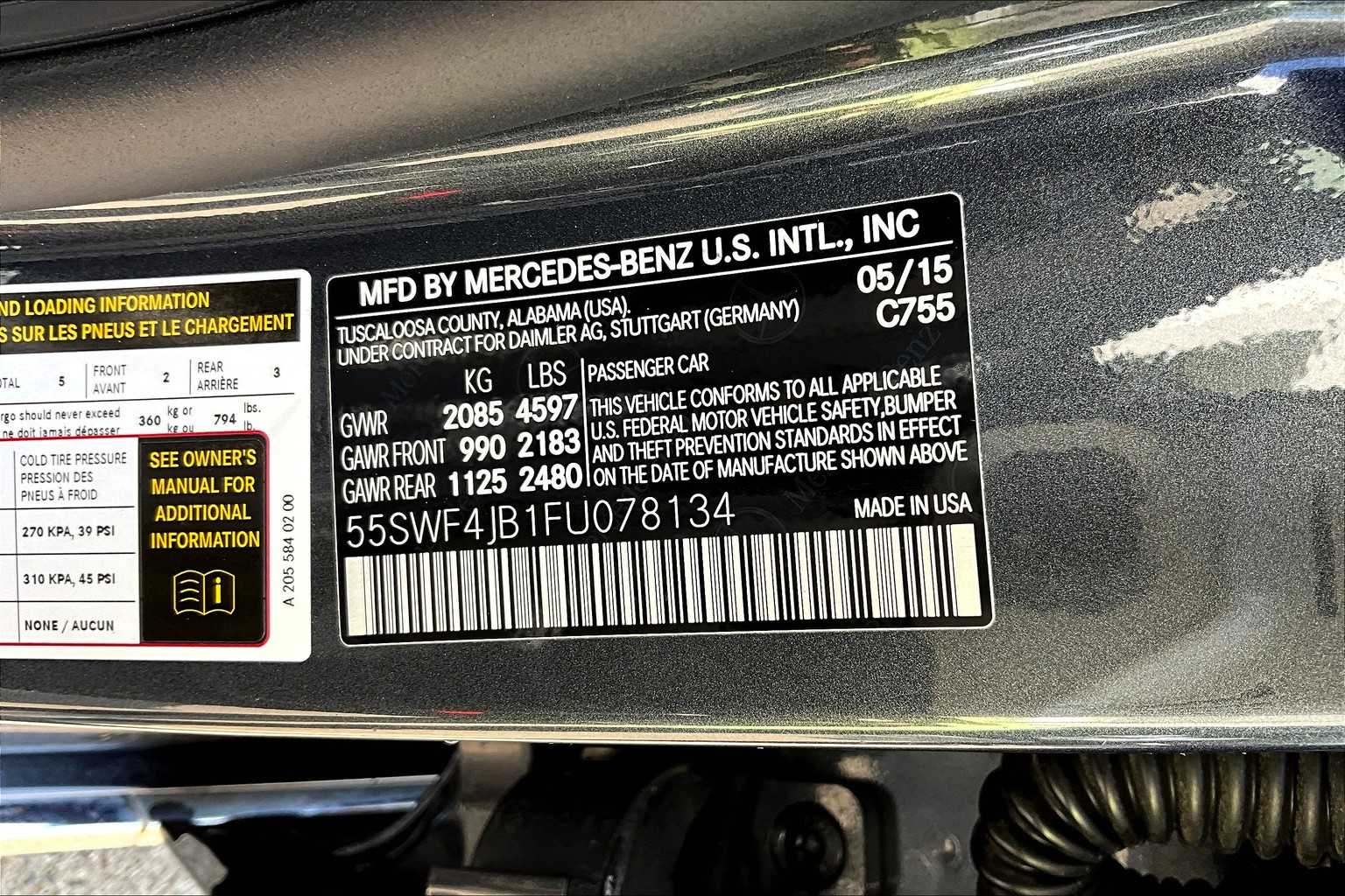 2015 Mercedes Benz C 300 photo 31