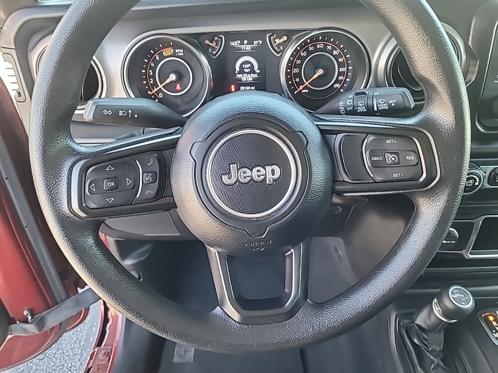 Used 2021 Snazzberry Pearlcoat Jeep Unlimited Willys image 22