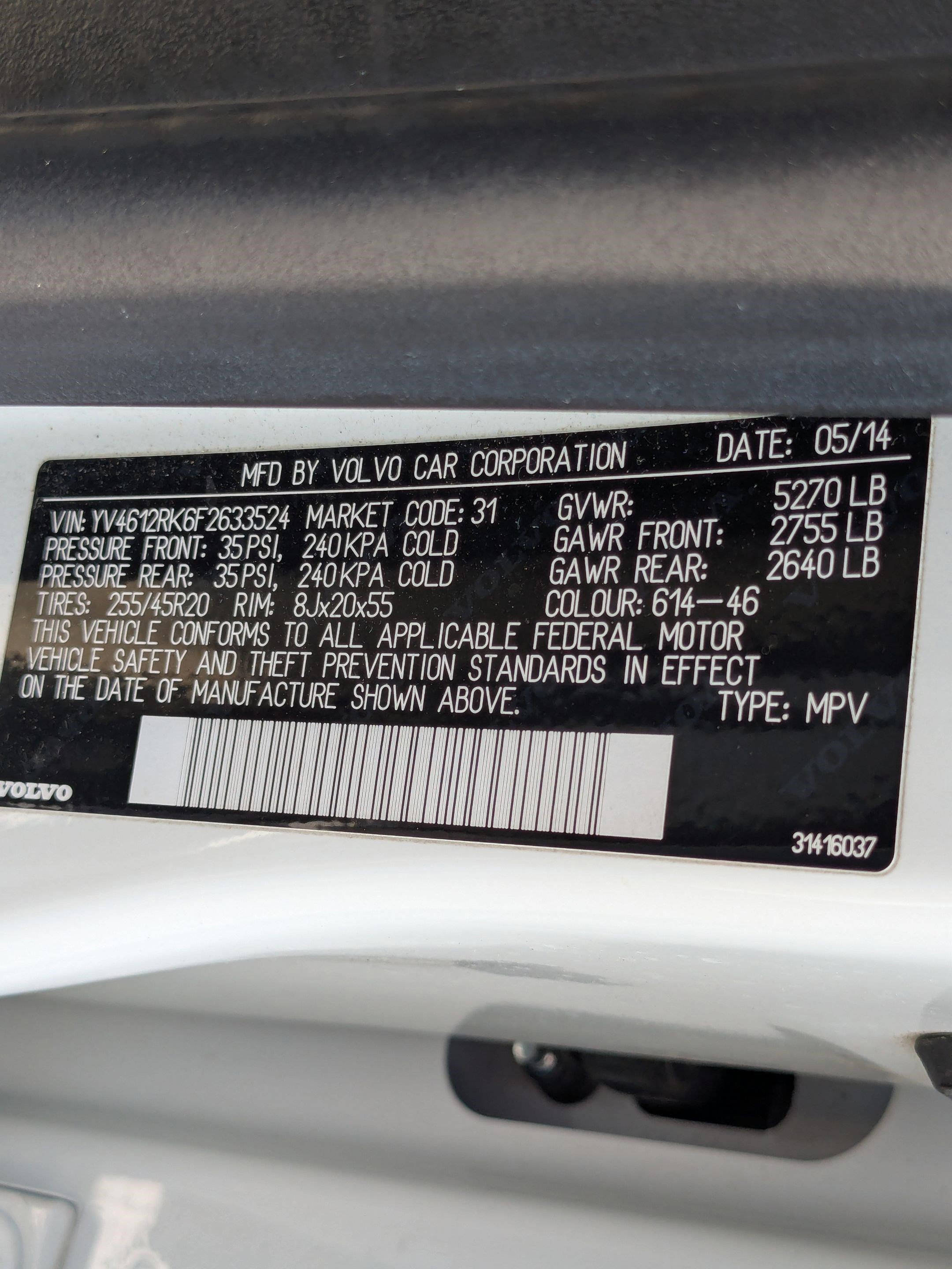2015 Volvo XC60 T5 Premier photo 31