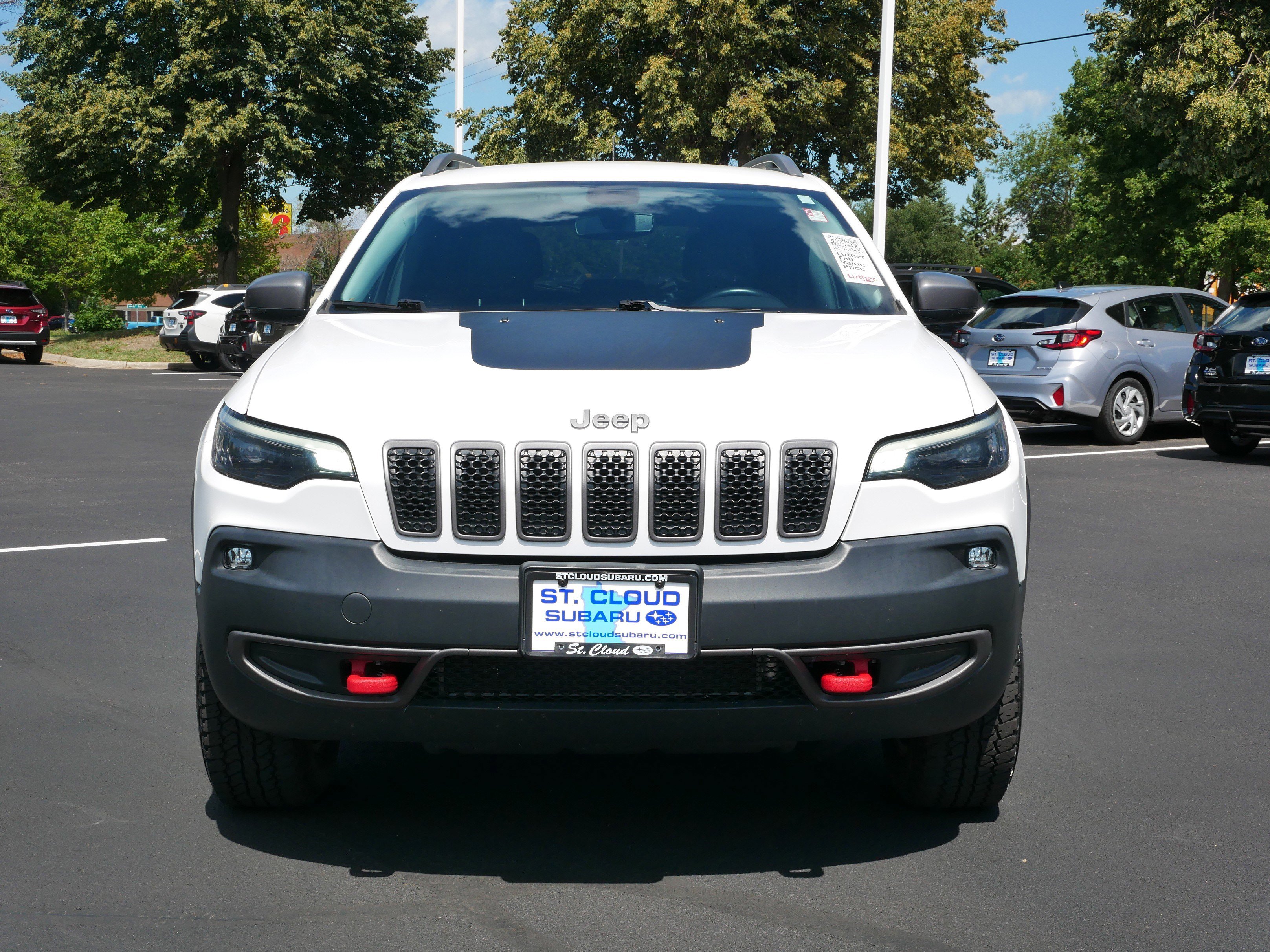 Used 2019 Jeep Cherokee Trailhawk with VIN 1C4PJMBX9KD347500 for sale in Saint Cloud, Minnesota
