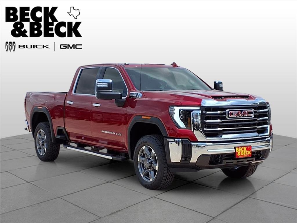 New 2025 Volcanic Red Tintcoat GMC SLT image 3