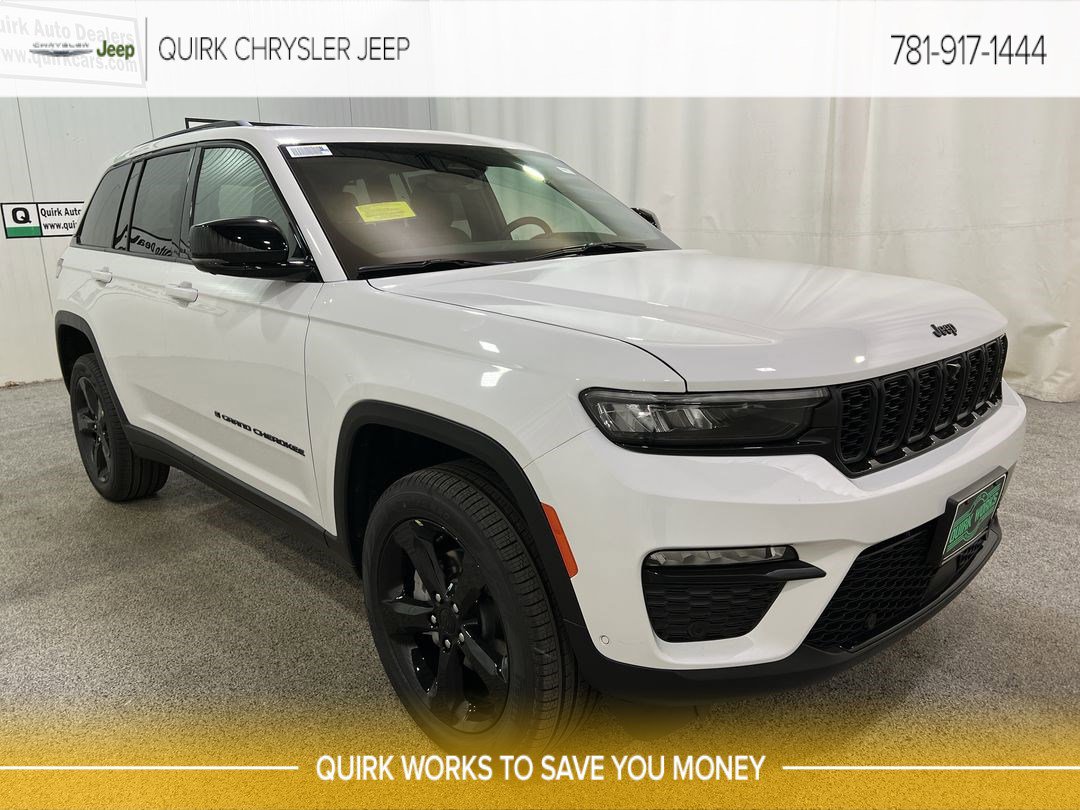 New 2025 Bright White Clearcoat Jeep Limited image 1