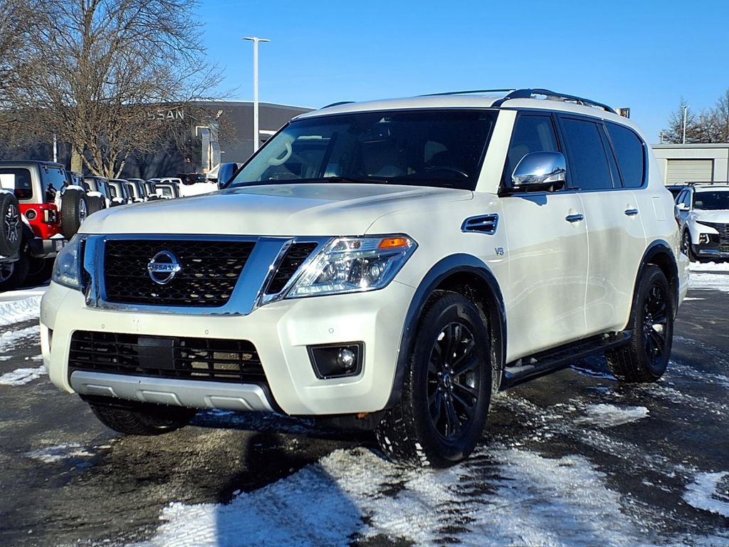 Used 2017 Nissan Armada Platinum with VIN JN8AY2NEXH9706546 for sale in Kansas City