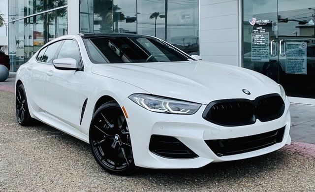 New 2025 Mineral White Metallic BMW 840 image 1