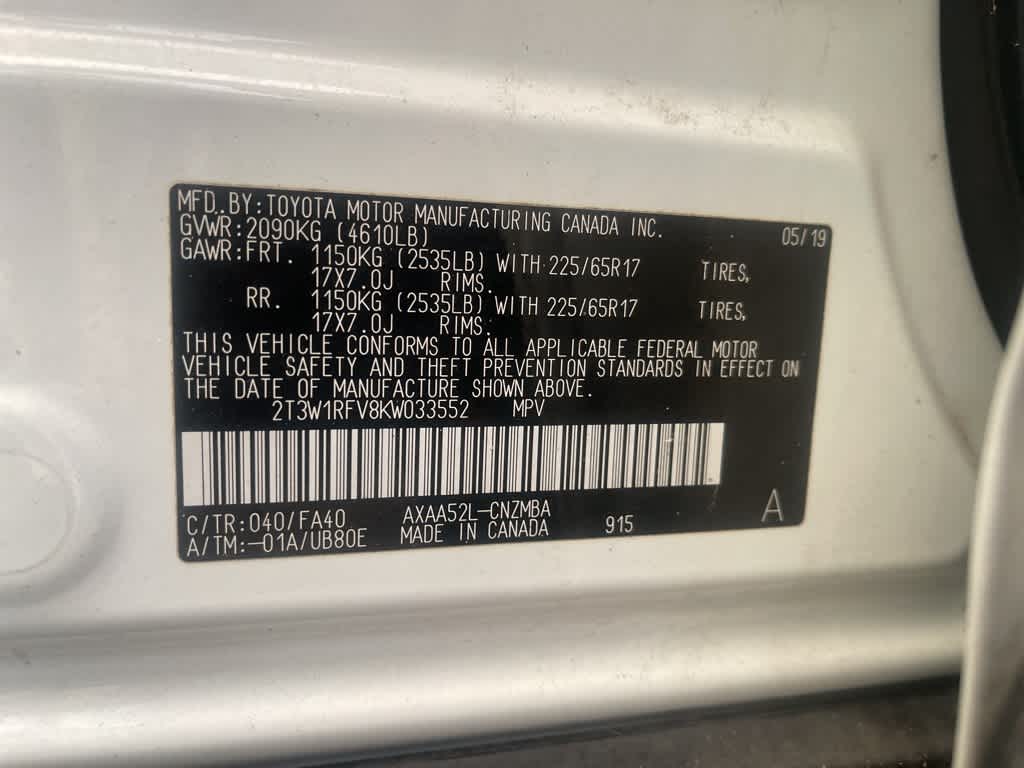 2019 Toyota RAV4 Premium XLE photo 8