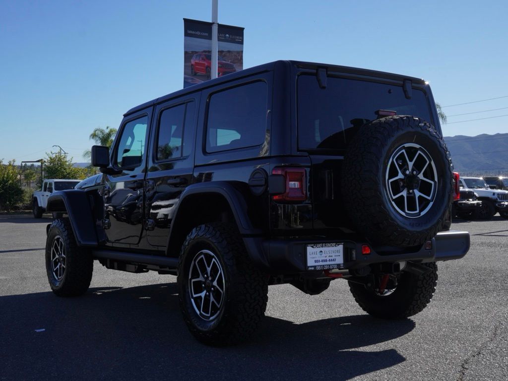 New 2026 Black Clear-Coat Exterior Paint Jeep Rubicon image 6