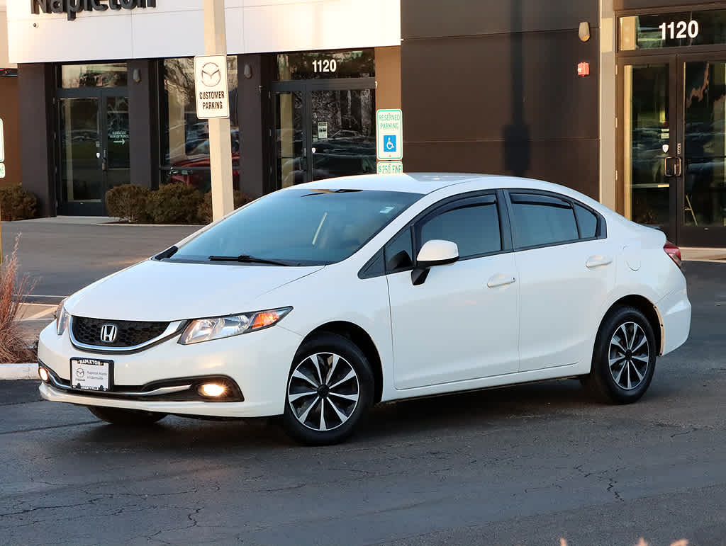 Used 2013 Honda Civic LX with VIN 19XFB2F52DE073287 for sale in Libertyville, IL