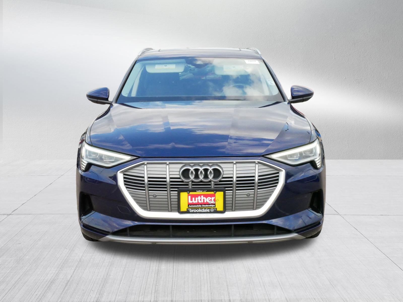Used 2021 Audi e-tron Premium with VIN WA1AAAGE1MB003051 for sale in Brooklyn Center, Minnesota