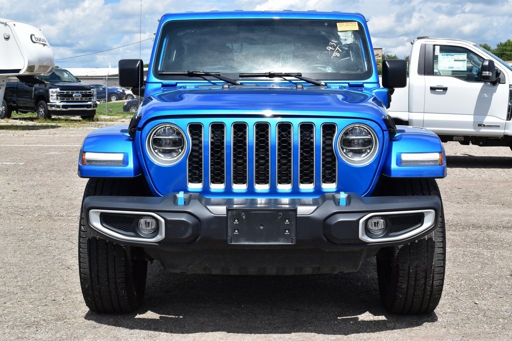 Used 2022 Jeep Wrangler Unlimited Sahara 4XE with VIN 1C4JJXP69NW236106 for sale in Kansas City
