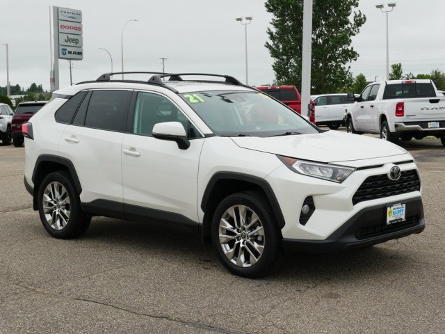 PRE-OWNED 2021 TOYOTA RAV4 XLE PREMIUM