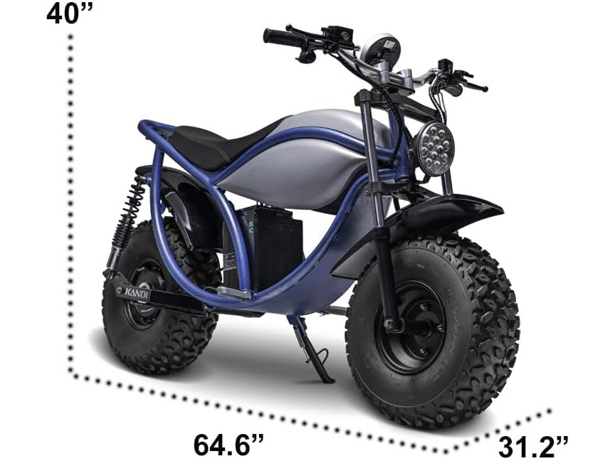 Pre-Owned 2024 Kandi Trail King E1500 Motorcycle in Longview