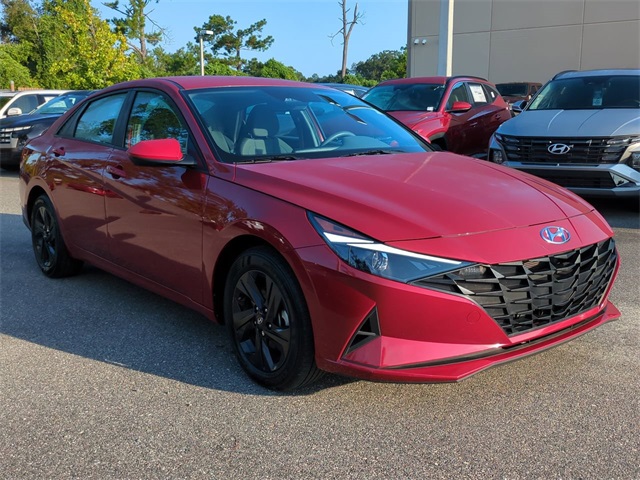 2023 Hyundai Elantra Hybrid Blue photo 3