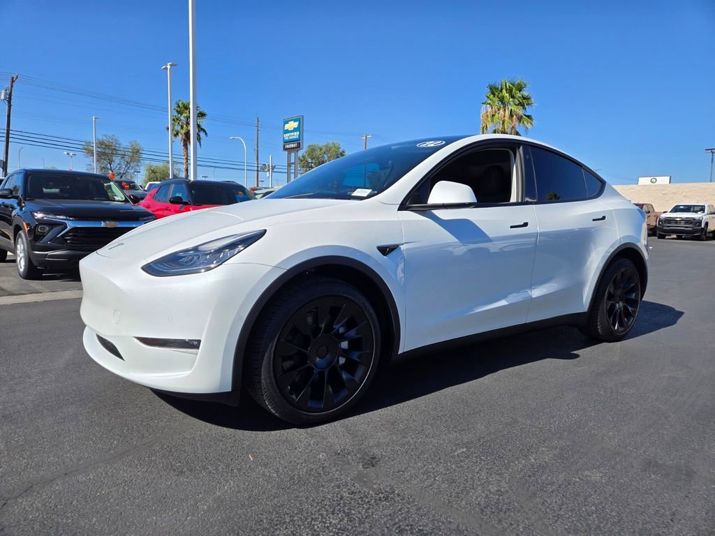 Used 2022 Tesla Model Y Long Range with VIN 7SAYGDEEXNF457887 for sale in Las Vegas, NV
