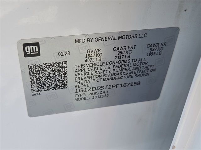 2023 Chevrolet Malibu 1LT photo 13