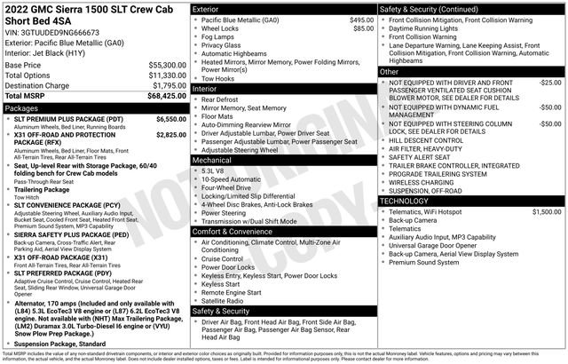 2022 GMC Sierra 1500 SLT's photo