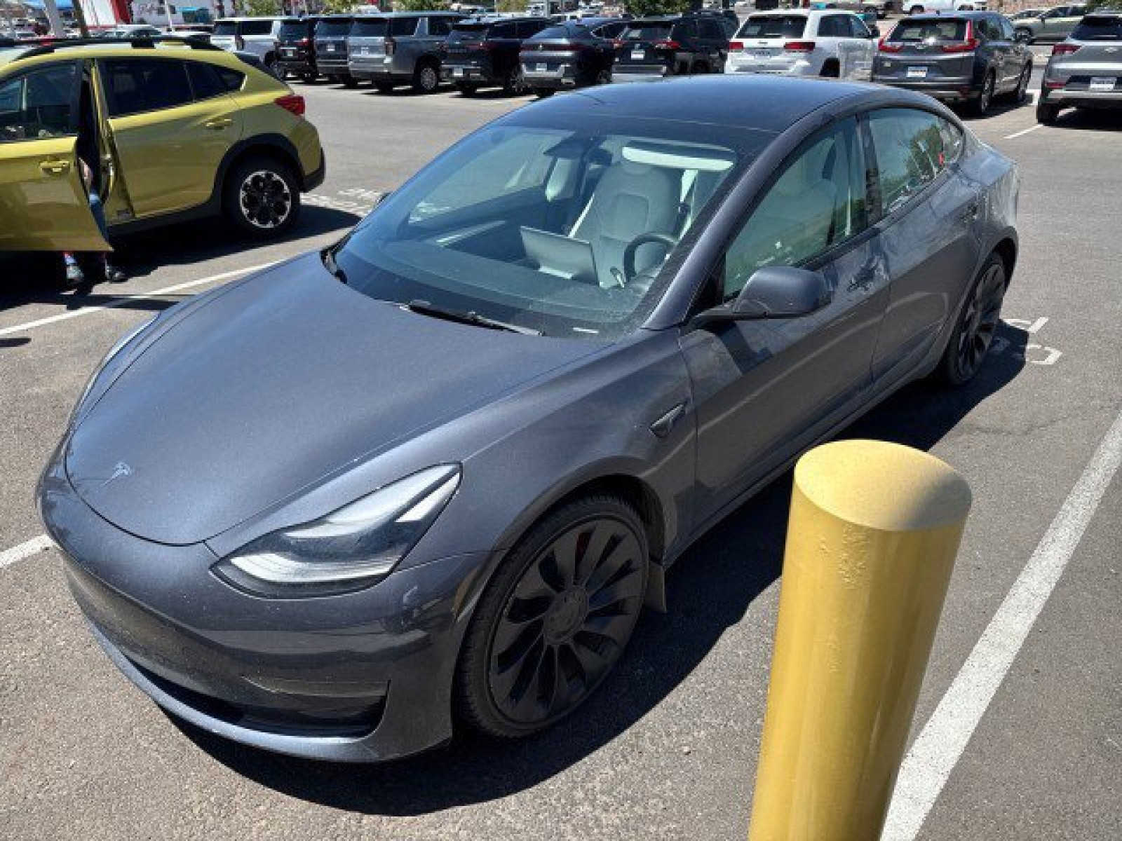Used 2023 GRAY Tesla Performance image 1