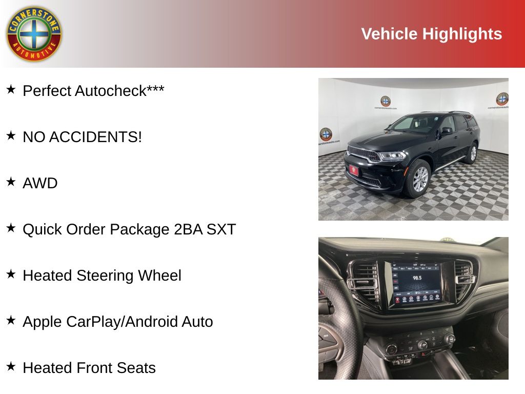 Used 2024 Dodge Durango SXT with VIN 1C4RDJAG5RC114939 for sale in Elk River, Minnesota