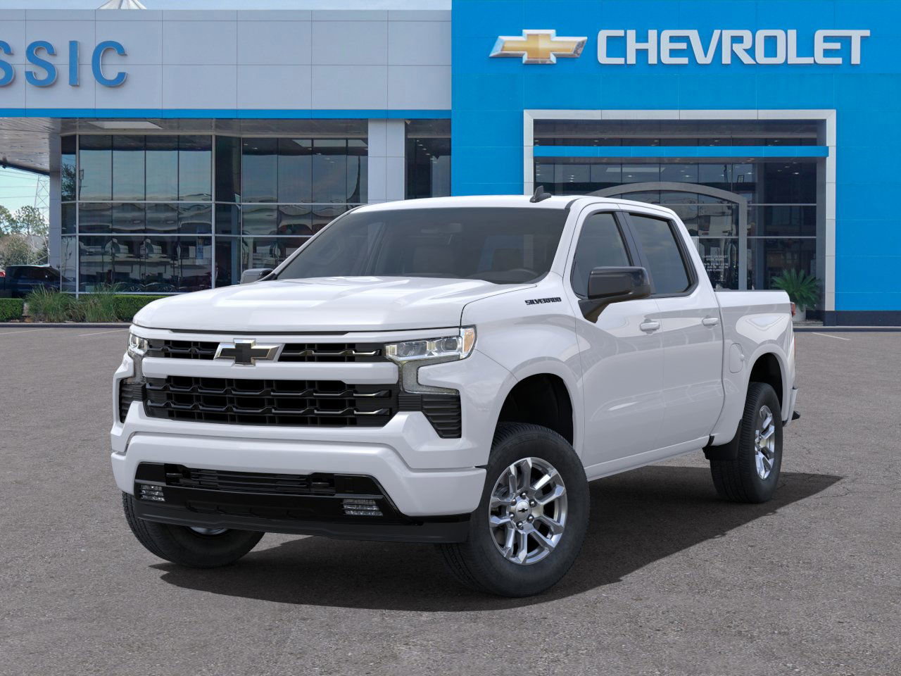 2025 Chevrolet Silverado 1500 RST White at Classic Elite Chevrolet Sugar Land