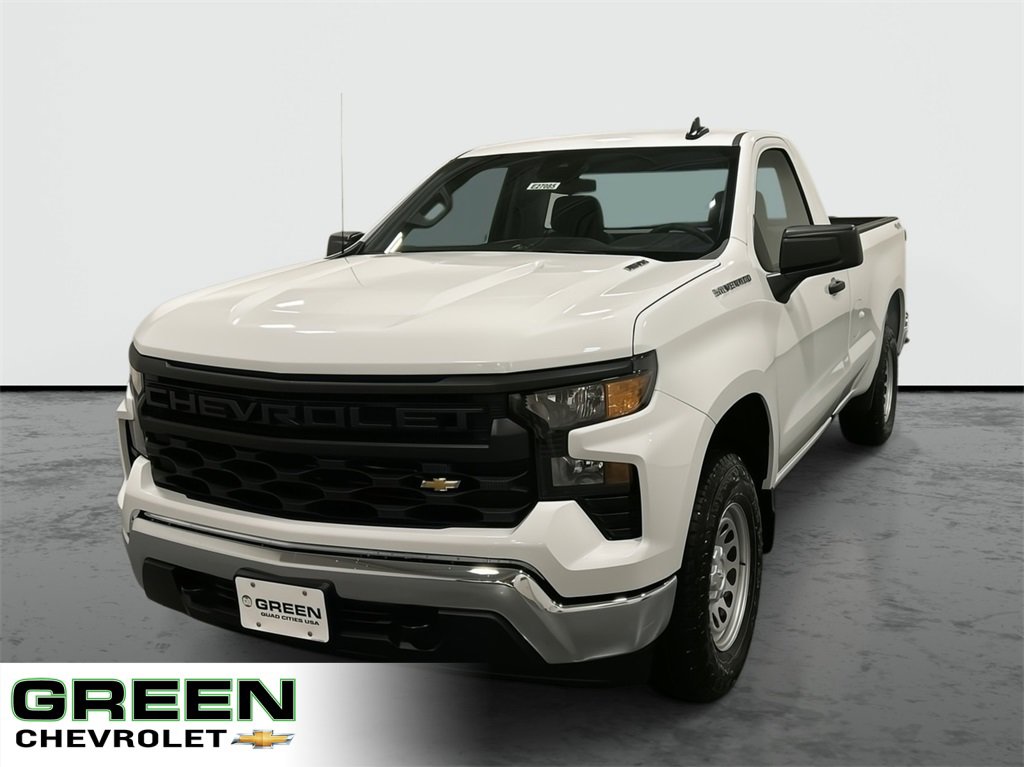 New 2025 Chevrolet Silverado 1500 WT Regular Cab in Quad