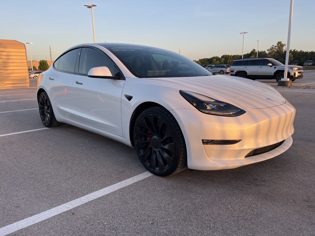 Used 2022 Tesla Model 3 Performance with VIN 5YJ3E1EC8NF104798 for sale in Leander, TX